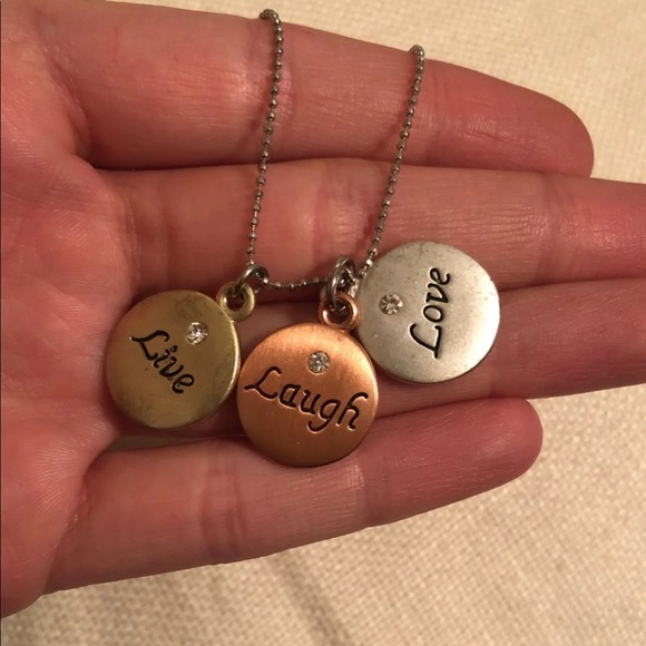 Live Love Laugh Necklace - Picture 2 of 2
